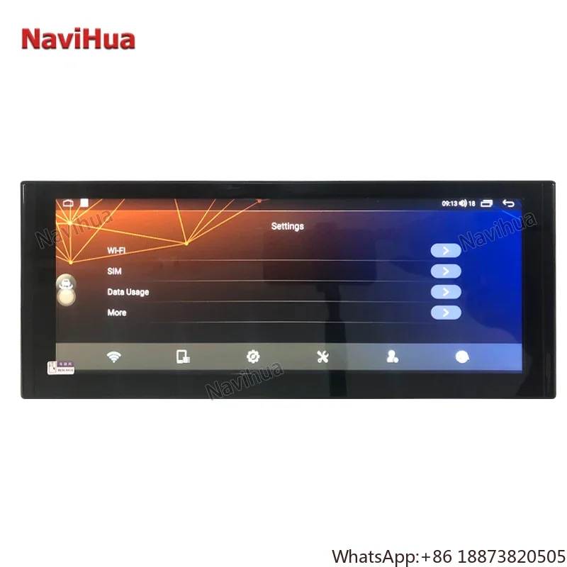 Navihua Android 12.3" Car Radio for Porsche Cayenne 2010-2016 Stereo Navigation Head Unit Multimedia Player New Upgrade