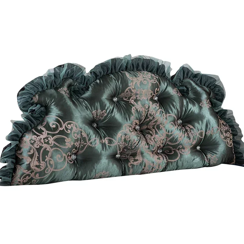 Headboard Cushions  Bed Back Cushion Large Bed Backrests Pad Double-sided Upholstered Pillows Washable 1.5M 1.8M