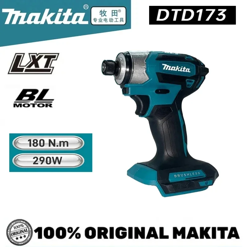 

New Screwdriver Makita DTD173 Impact Screwdriver Set Household Electric Screwdriver Electric Hand Drill,Makita 18V battery