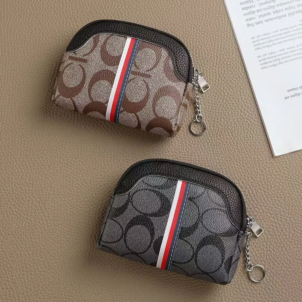 Mini Fashionable Leather Coin Purse for Women Zipper Wallet Compact Size Popular Model New Design Small Speciality Handbag