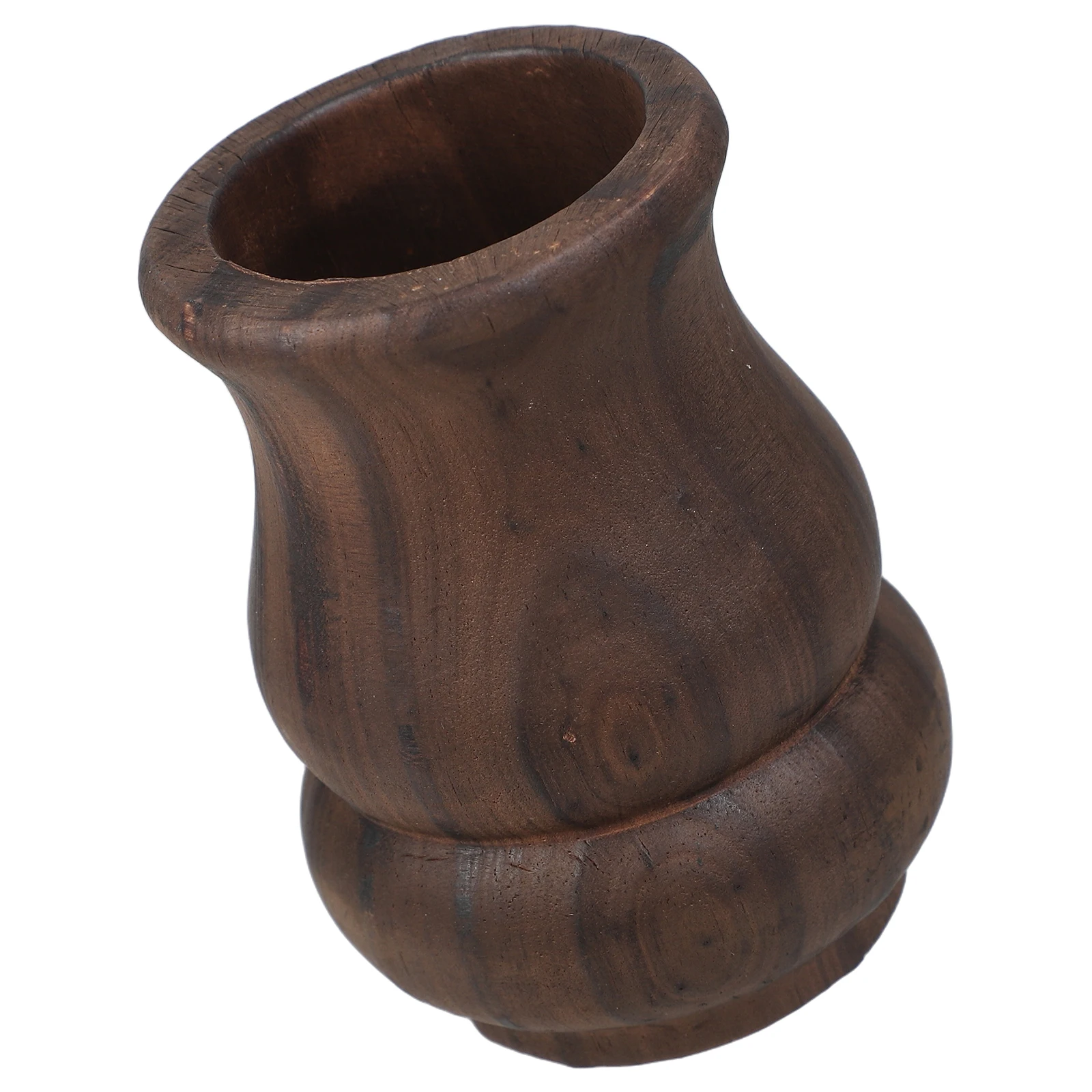 

Wooden Flower Vase Modern Decorative Vintage Style for Home Tabletop Floral Arrangement and Dried Flowers Flower Vase