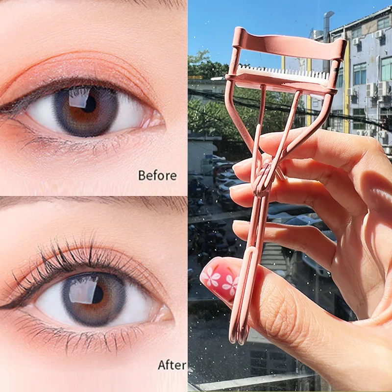 Wimpern zange Kamm Wimpern passen alle Augen formen Wimpern lift Curling Clip Augen Make-up Werkzeuge mit 1 Silikon Nachfüll kissen