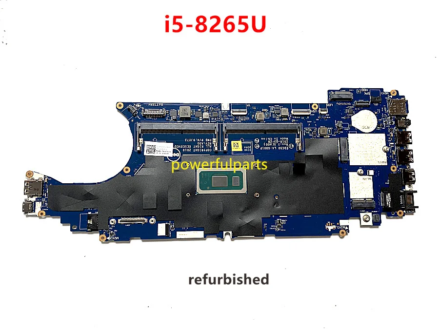 For DELL Latitude 5500 Motherboard 0F9GJ4 CN-0F9GJ4 EDC50 LA-G901P + i5-8265u Cpu On-Board Working Ok