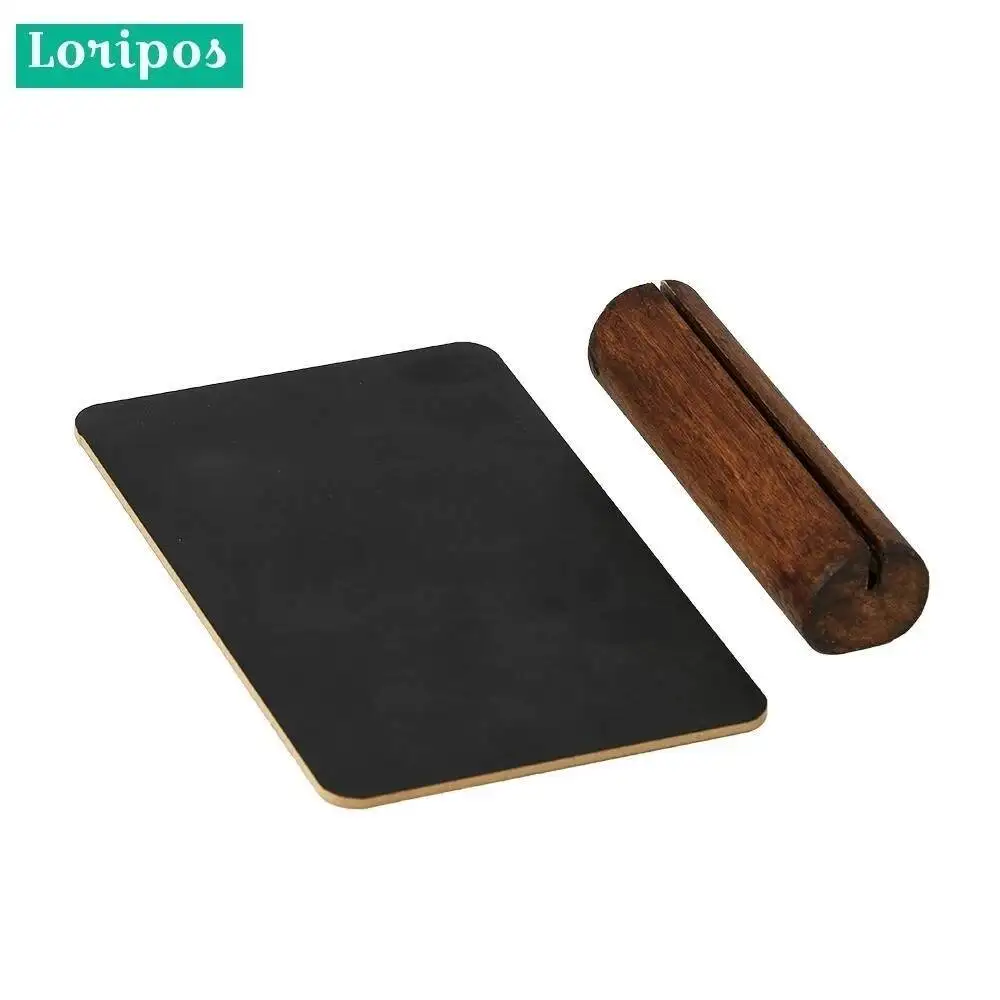 Suporte de menu de madeira preta, 2 peças, quadro de quadro, etiqueta de quadro de mesa, placa de sinal de boas-vindas, suporte de exibição de etiqueta de preço manuscrita