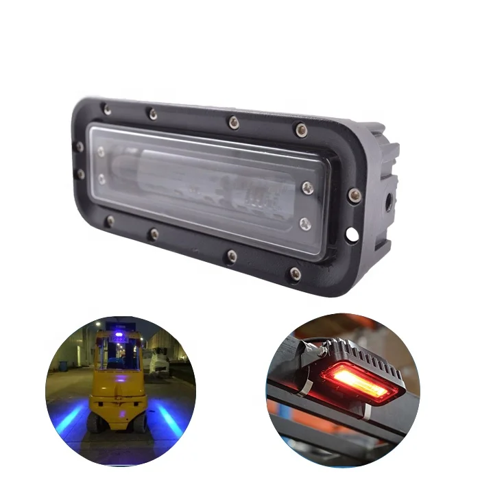10V-80V LED Red Line Safety Zone Working Light for Forklift, Engineering Truck