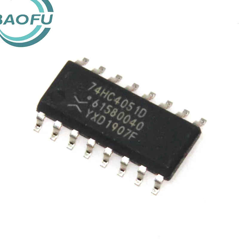 Newly imported original 74HC4051D SOIC-16 8-channel analog multiplexer/demodulator