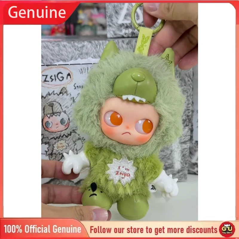 Genuine Pop Mart Zsiga Im Zsiga Series Vinyl Fluffy Plush Pendant