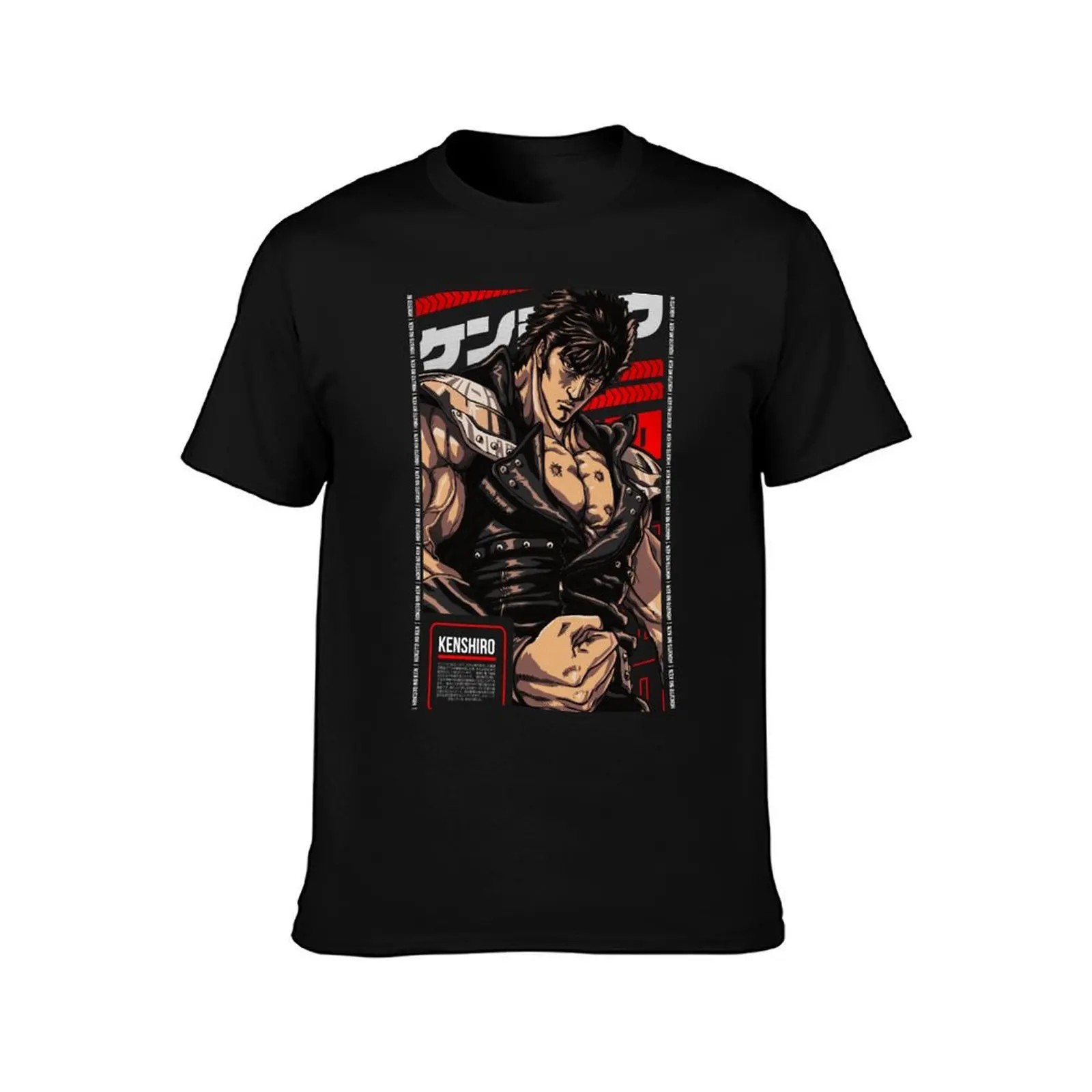 Kenshiro HOKUTO NO KEN Anime Stars 3.0 T-Shirt sublime boys whites anime figures vintage anime shirt t shirts for men