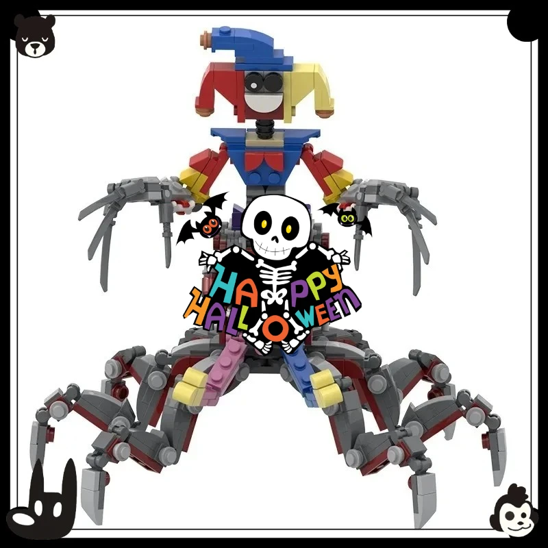 Poppy Playtime Cute Game Time Peripheral Jimmy Harley Sawyer Model Figure Plush Building Block Toy For Anime Movie Collection