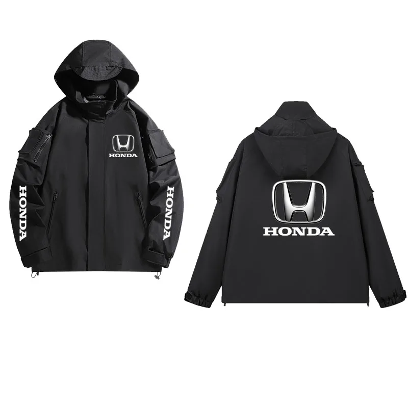 

2026 Spring Jacket, Honda Motorcycle Jacket, Racing Jacket, Men's Sports Zipper, Hook-Top, Fashionable Men's Sun-Protective Jack