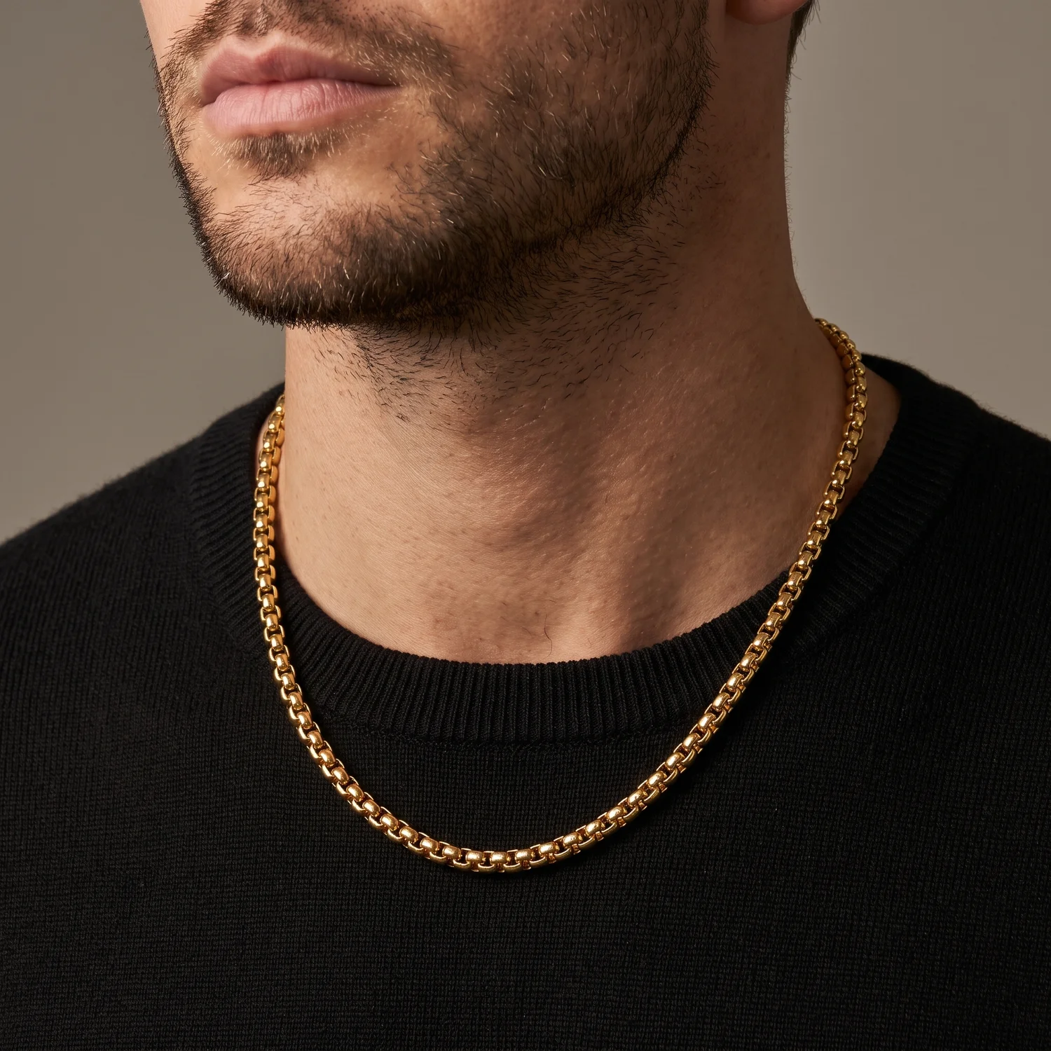 Vintage-style, Distressed Necklace Fade-resistant Long Men's Hoodie Chain Luxury Collarbone Chain for Women Necklaces Wholesale