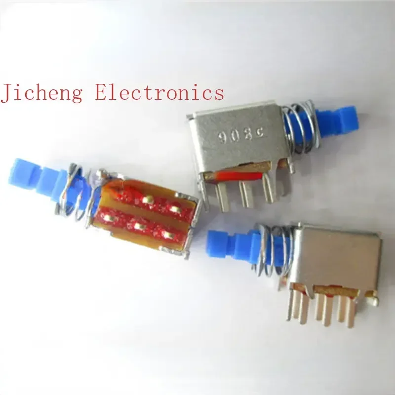 

10PCS Japan Double-row 6-pin A03 Self-locking Button With Spring Power Switch SPPJ222200