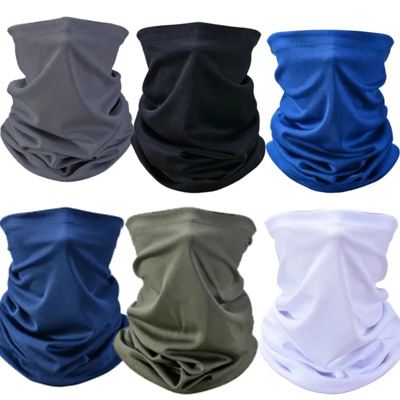 AliExpress NONE 1pcs Quick-drying mesh sun protection headscarf, versatile face mask for outdoor sports and cycling