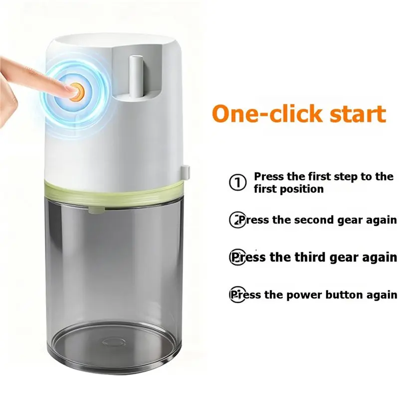 B02C-Upgraded Handheld Electric Suction Device 300Ml 3 Level Settings 5 L/Min For Oral Hygiene, For Removing Fluid Residue Green