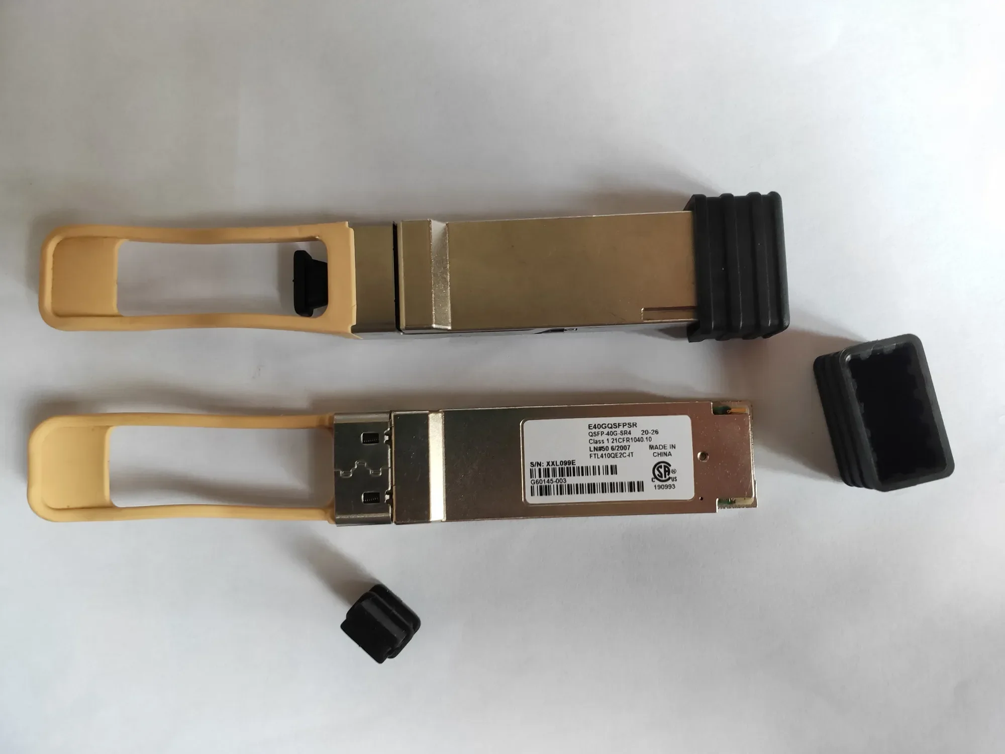 1PCS New 40G/FTL410QE2C-IT/E40GQSFPSR/QSFP-40G-SR4/40G 850nm 150m MTP/MPO Optical Fiber 40g qsfp Transceiver/40g qsfp switch