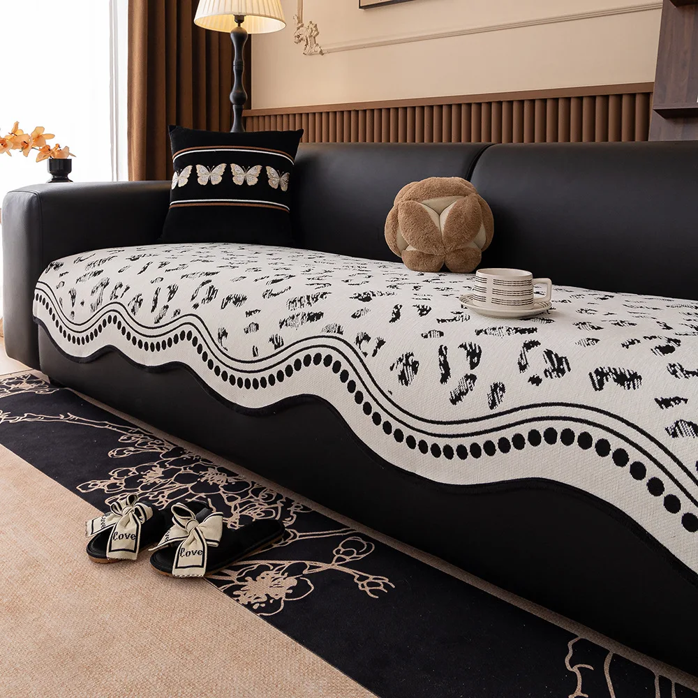 

2025 New Arrival Special-Shaped Leopard Point Sofa Cushion Four Seasons Universal Non-Slip Seat Cushion Light Luxury High-end
