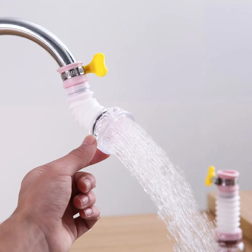 Home Extender Flexible Splash-Proof Water Filter Tap Head Kitchen Faucet