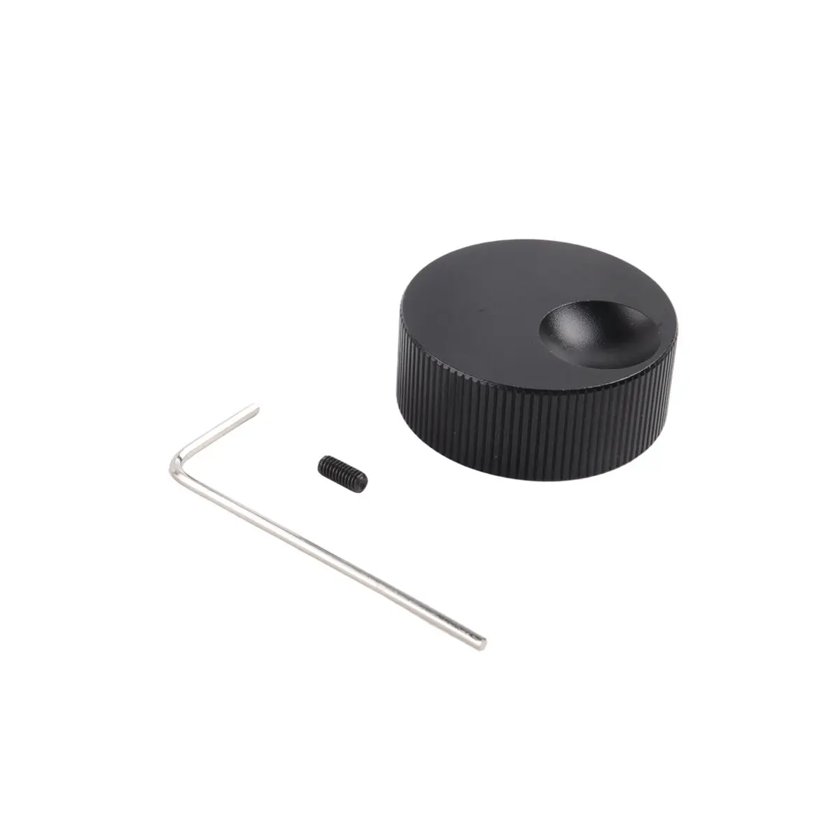 #36I 6mm Hole Black Solid Aluminum Solid Volume Potentiometer Control Knob,Volume Knob,(aluminum)