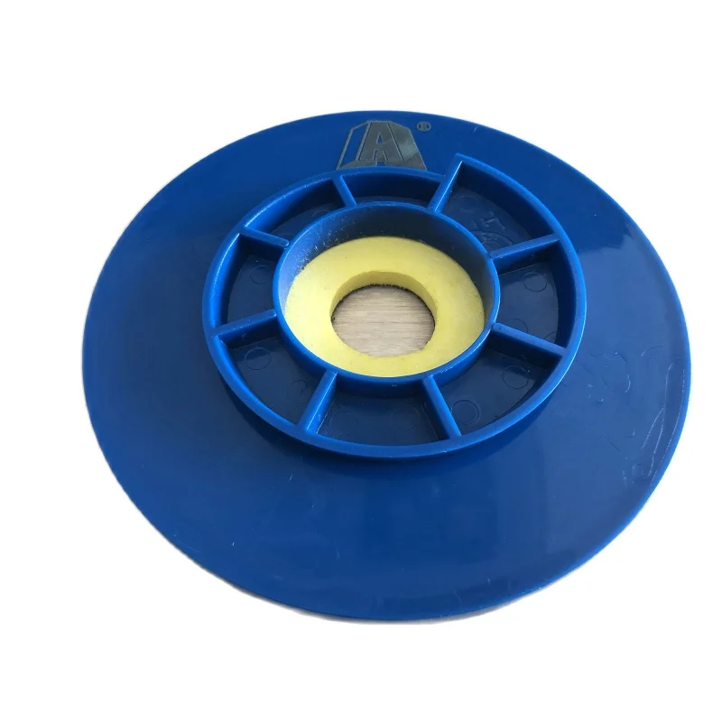 Snail Lock Foam Back-up Backer Pad With Plastic Base For Connection Of Angle Grinder And Polishing Pad With Snail Lock