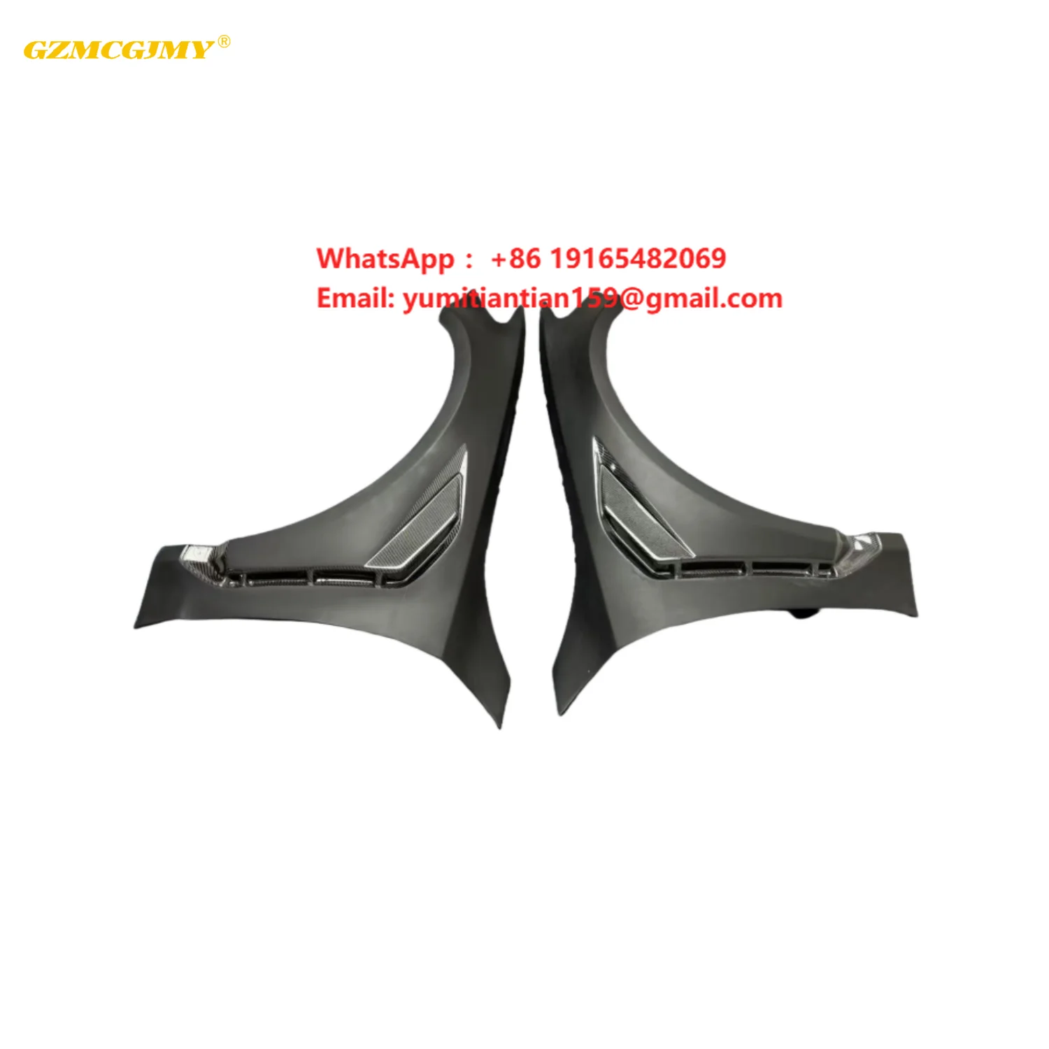 Perfect Quality Automotive Parts Carbon Fiber Fender Suitable for Audi RS7 ABT Style Half Carbon Material Mudguard