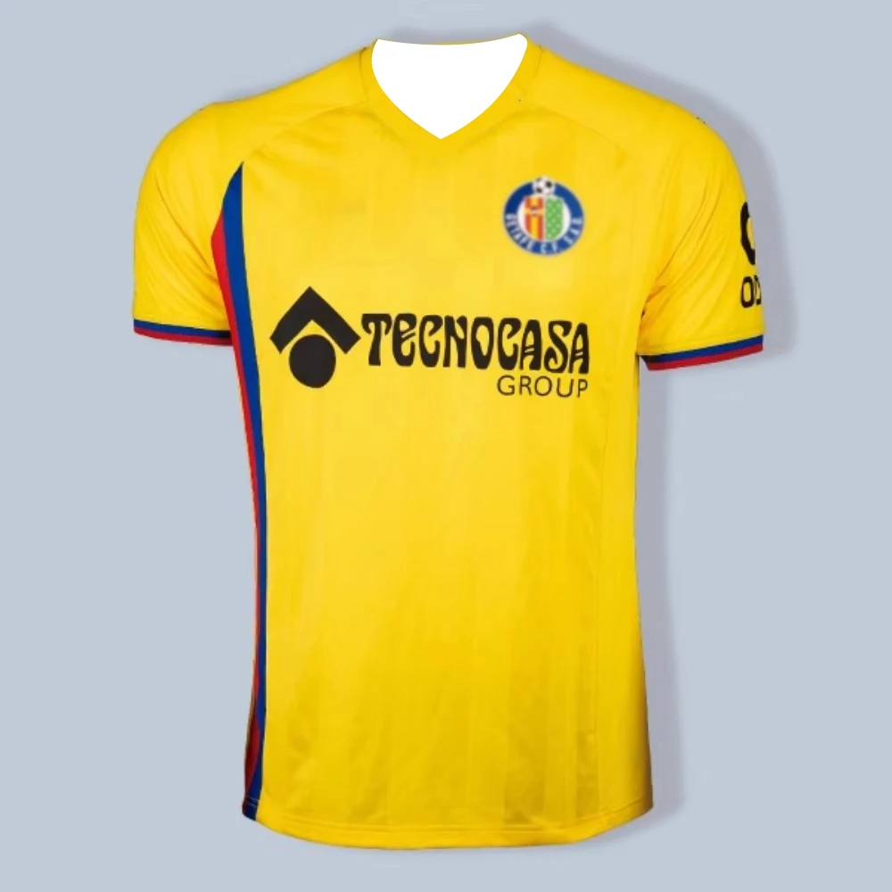 

Getafe CF 25-26 Домашние и выездные футбольные майки Спортивная футболка с короткими рукавами с 3D принтом, такая же для взрослых и детей