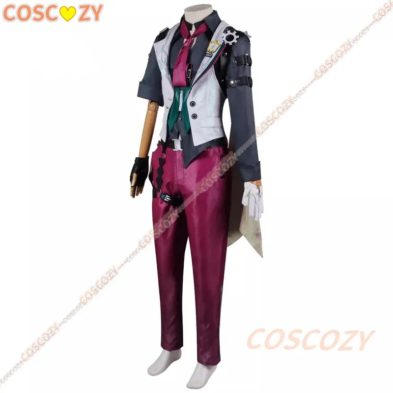 CyCosplay Gallagher Honkai: ستار السكك الحديدية زي موضة وسيم موحدة لعبة البدلة كوس هالوين حفلة مؤتمر الحدث الرجال الزي