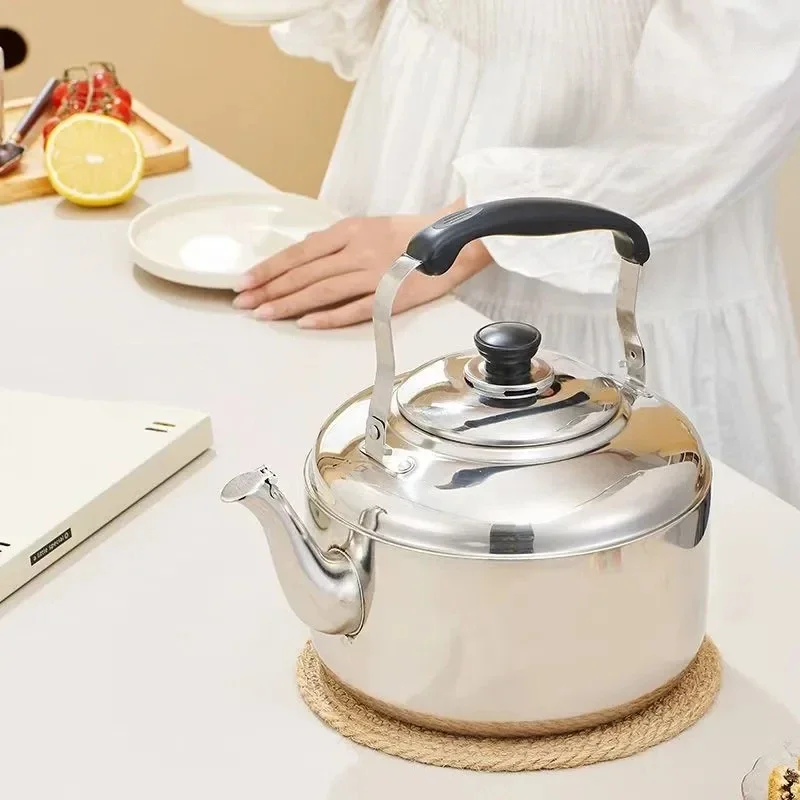 

Stainless Steel Thickened Kettle Gas Large Capacity Induction Cooker Gas Universal Whistling Kettle