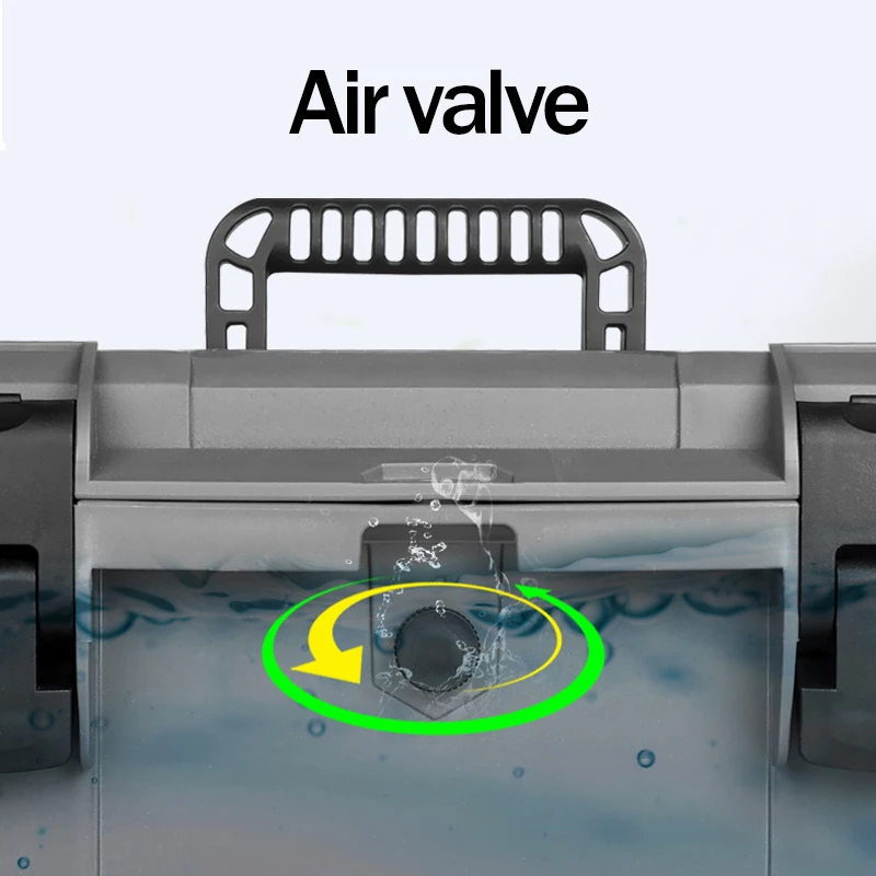 Imagem -03 - Caixa de Armazenamento de Segurança Portátil Hard Carry Tool Case Household Hardware Toolbox Ferramenta de Manutenção de Eletricista Caixa de Armazenamento de Carro