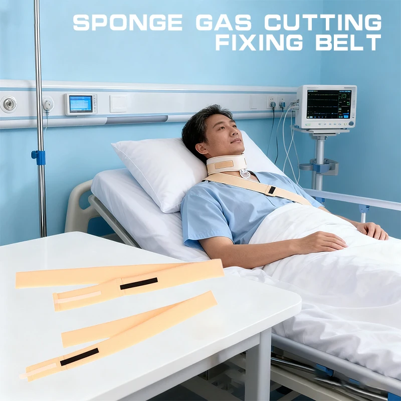 

1Pcs Nude Neck Support Endotracheal Tube Fixation Device Strap Tracheostomy Fixed Belt Holder Medical Tracheal Catheter