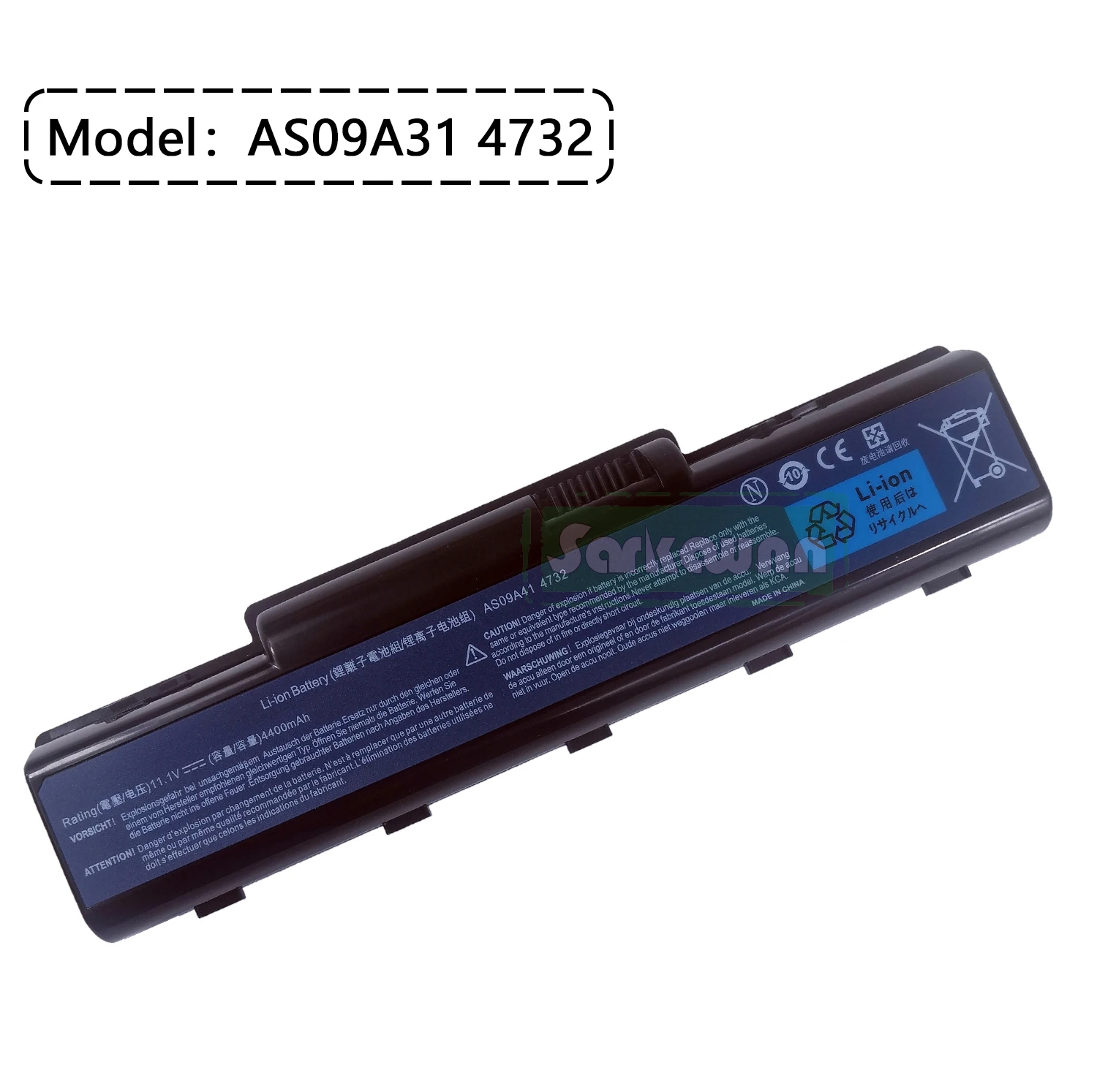 SARKAWNN 6CELLS 4732 LAPTOP Batterie Für ACER 5517/4332/4732Z/5332/5334/5516/5517/5532 EMACHINES E430 E525 E527 E625