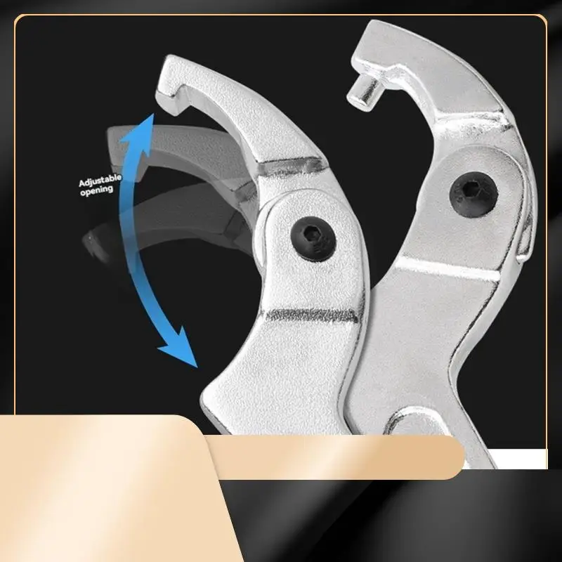 

X40A_XA-Crescent Wrench Set Adjustable C-Pin Wrench Hook Wrench For Tightening And Locking Of Vehicle Mechanical