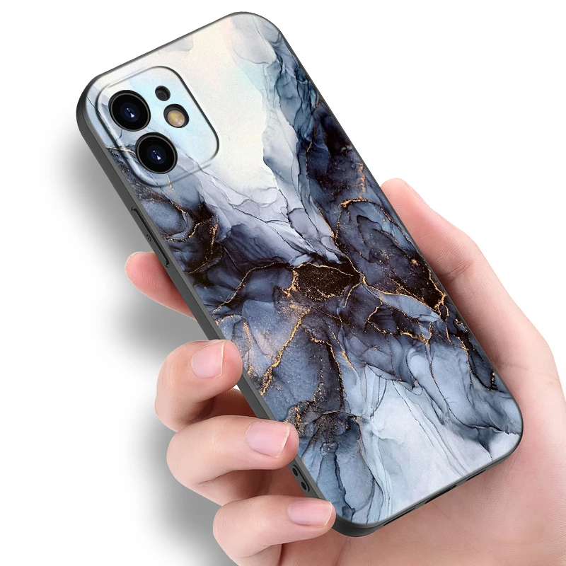 Fashion Marble Phone Case For Huawei Pura70 Pro Plus P60 Pro P50 P40 P30 P20 Pro P10 Lite PSmart Z PSmart 2021 Cartoon Cover