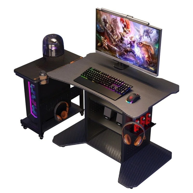 Computer desk Small household desktop e-sports table Single desk Small apartment bedroom Bedside mobile table