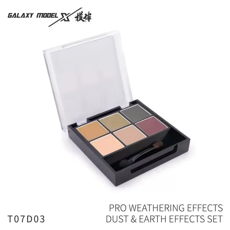 Galaxy T07D01-T07D06 6 Farben Weathering Master Pastellpulver-Set für Gunpla Militärmodell Figuren Diorama Realistische Effekte DIY – Detail 10