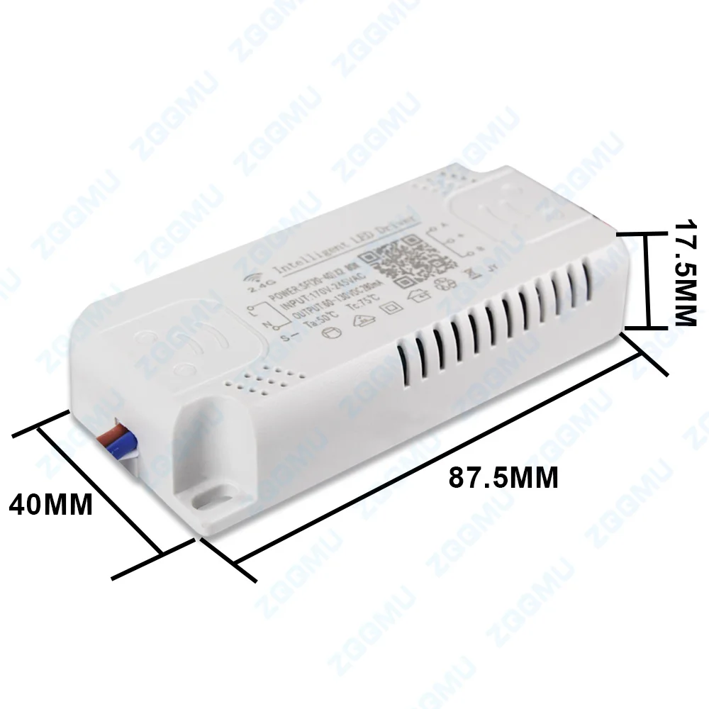 LED سائق 2.4G 20-40W × 2 40W 60W 80W 100W 280mA محول لإمدادات الطاقة AC220V 3 لهجة محول الإضاءة مع وحدة تحكم