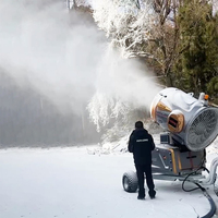 Ski Resort New Snow Making Machine T7 Remote-Controlled Dual-Power Snowmaker Machine Snowcannon Snow Making Machine for Mexico