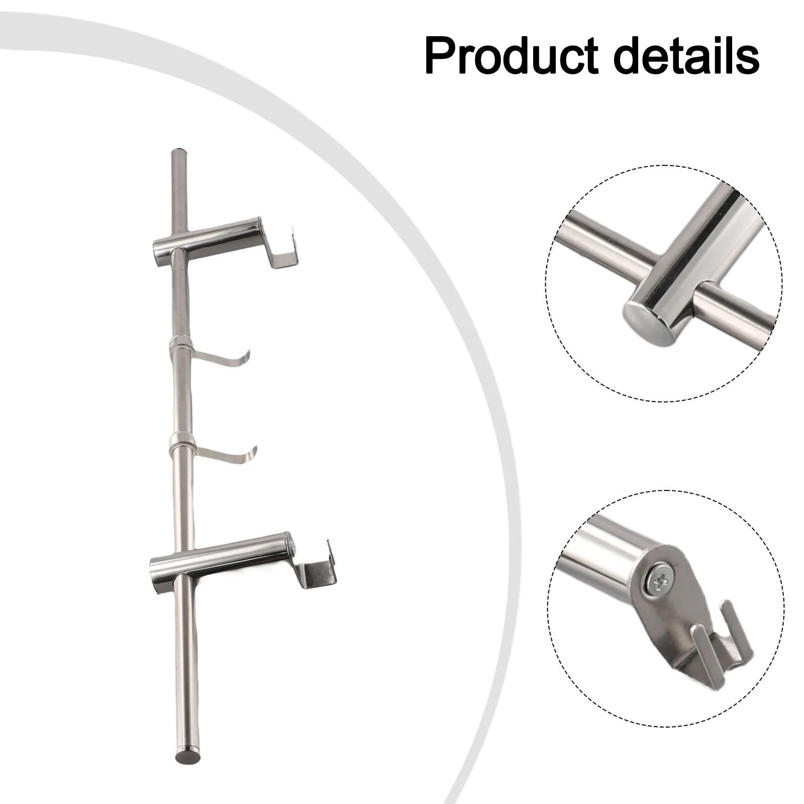 Aesthetic And Functional Adjustable Stainless Steel Towel Rail For Your Home Heating Solution Available In Multiple Sizes