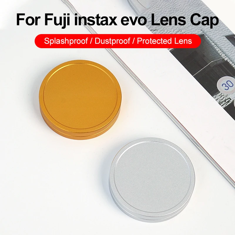 Lens Cap Instax Mini EVO Accessories Portable Camera Cover Etal Dustproof Waterproof for Fujifilm Polaroid Instax EVO Camera view 3