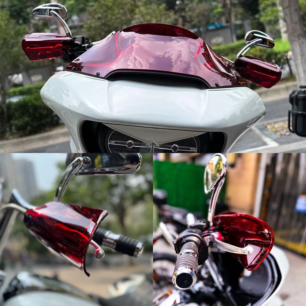 

Motorcycle Hand Shield Guard Handle Handguard Protector For Harley Softail Softail 2018-2023 Road Glide Road Glide 20152020
