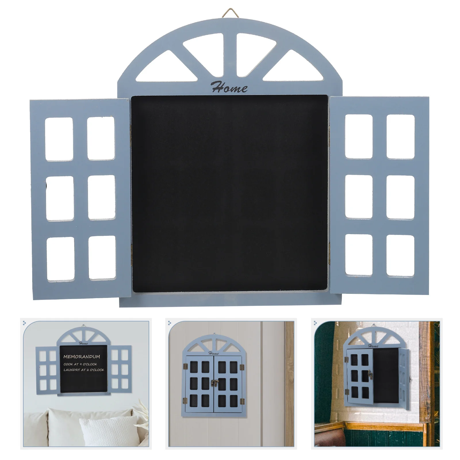 

Retro Window Decorative Wooden Message Board Chalkboard Wooden Hanging Message Board For Home Shop Cafe Decor Vintage Wood Wall