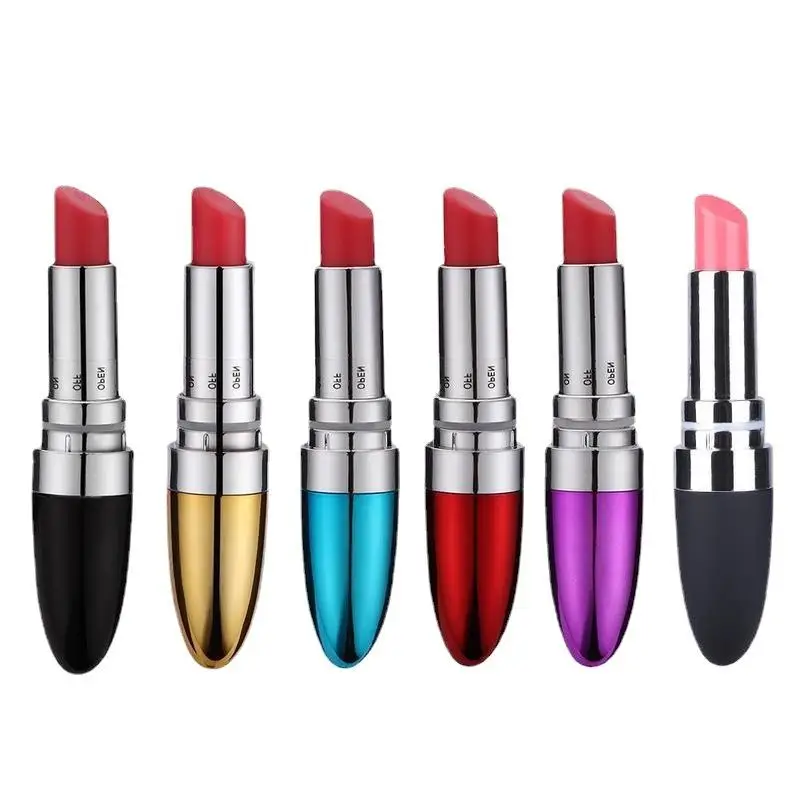 1 unidad de mini vibrador discreto tipo lápiz labial, estimulador de clítoris, masajeador de pezones, juguete sexual para masturbación femenina para mujeres