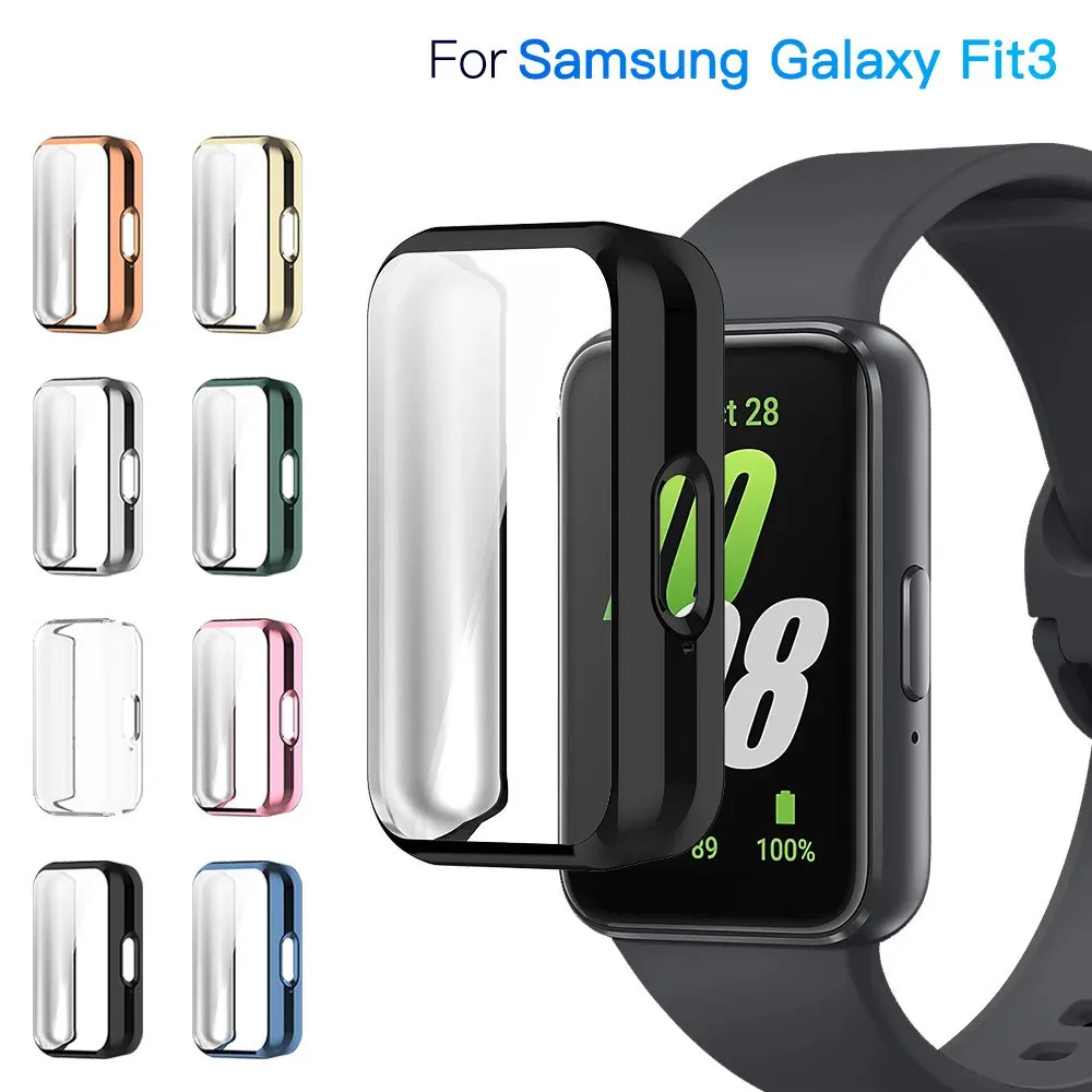 Screen Protector Case For Samsung Galaxy Fit3 Full Coverage Bumper Soft TPU Protective Cover For Samsung Galaxy Fit 3 Safety