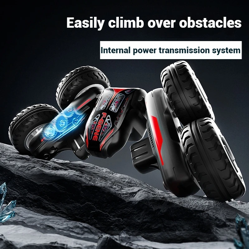 Double Pendulum Stunt Remote Control Car Flipping Flexible And Strong Swinging Force Climbing Stunt Car Rotating Flexibly