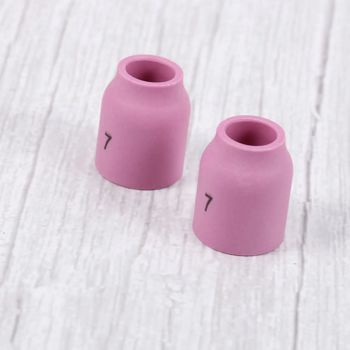 10Pcs Professional Argon Arc Welding Nozzle Ceramic 53n61 Style Low Burn-Loss for 45V 17cb20g 17Gl Series Tig