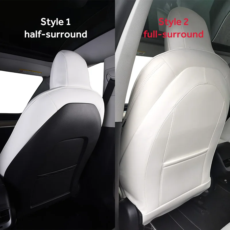 For Tesla Model 3 Y 2018 2019 2020 2021 2022 2023 Customization Service Interior Auto Accessories White Full Set Car Seat Covers