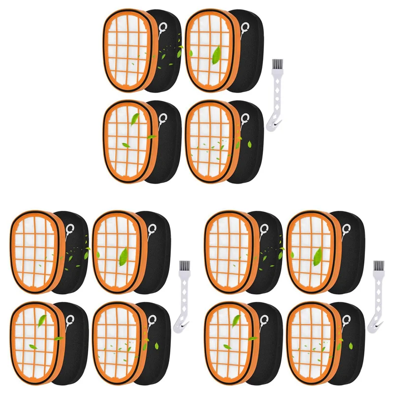 ABZA-12 حزمة مرشحات ل Speedpro ماكس أكوا مكنسة كهربائية محمولة FC6812 FC6813 FC6822 FC5005/01 مرشحات بديلة