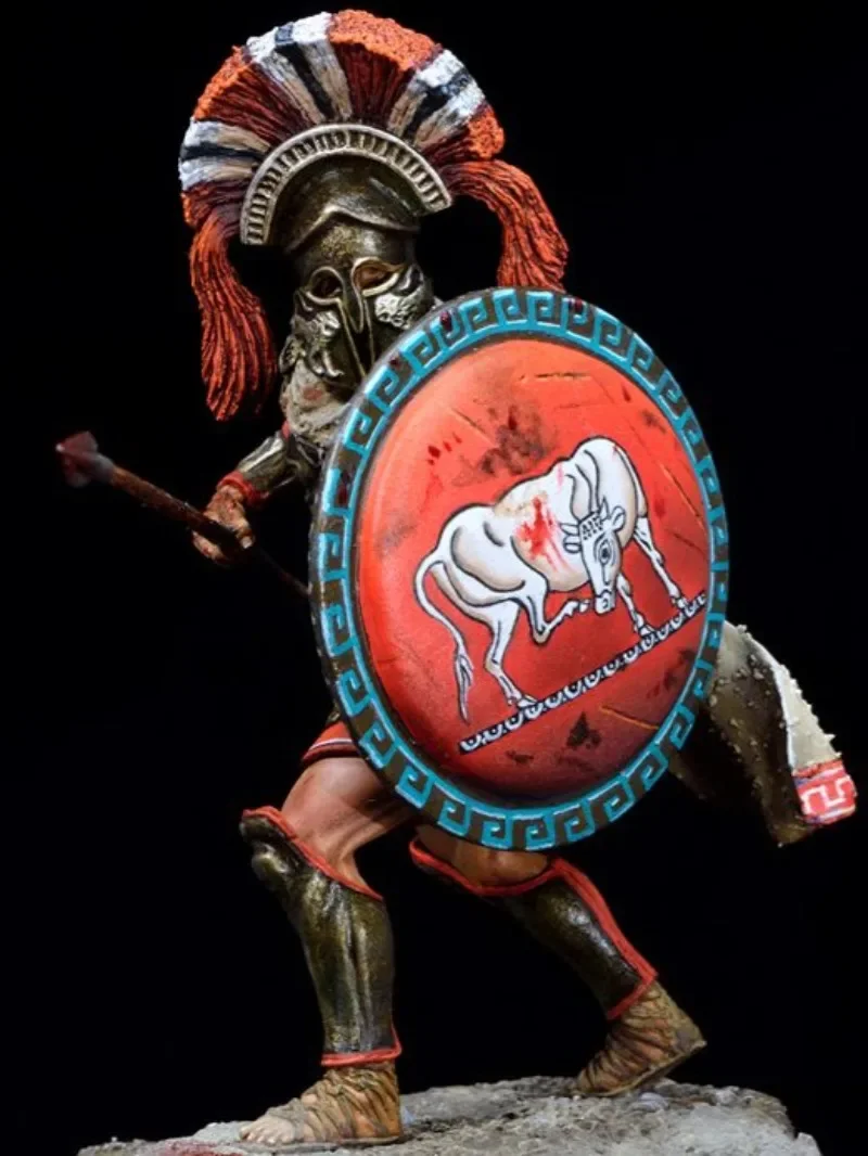 1/24 Scale Resin Figure Model Building Kits Ancient Spartan Warrior Hobby Miniature Unassembled and Unpainted Free Shipping