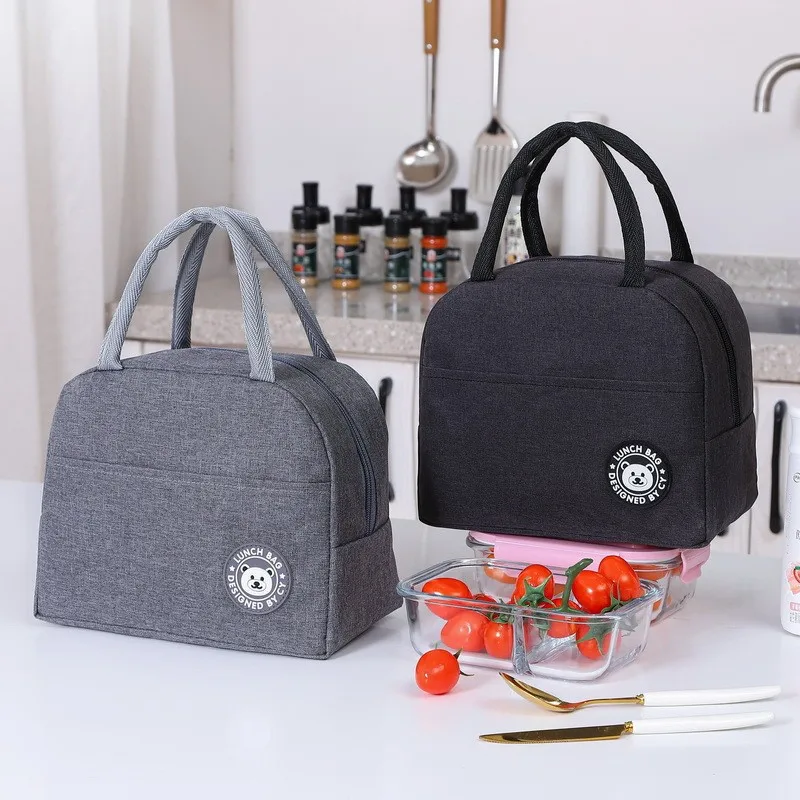 Insulated Lunch Bag Insulation Bento Pack Aluminum Foil Rice Bag Meal Pack Ice Pack Student Bento Lunch Handbag Insulation