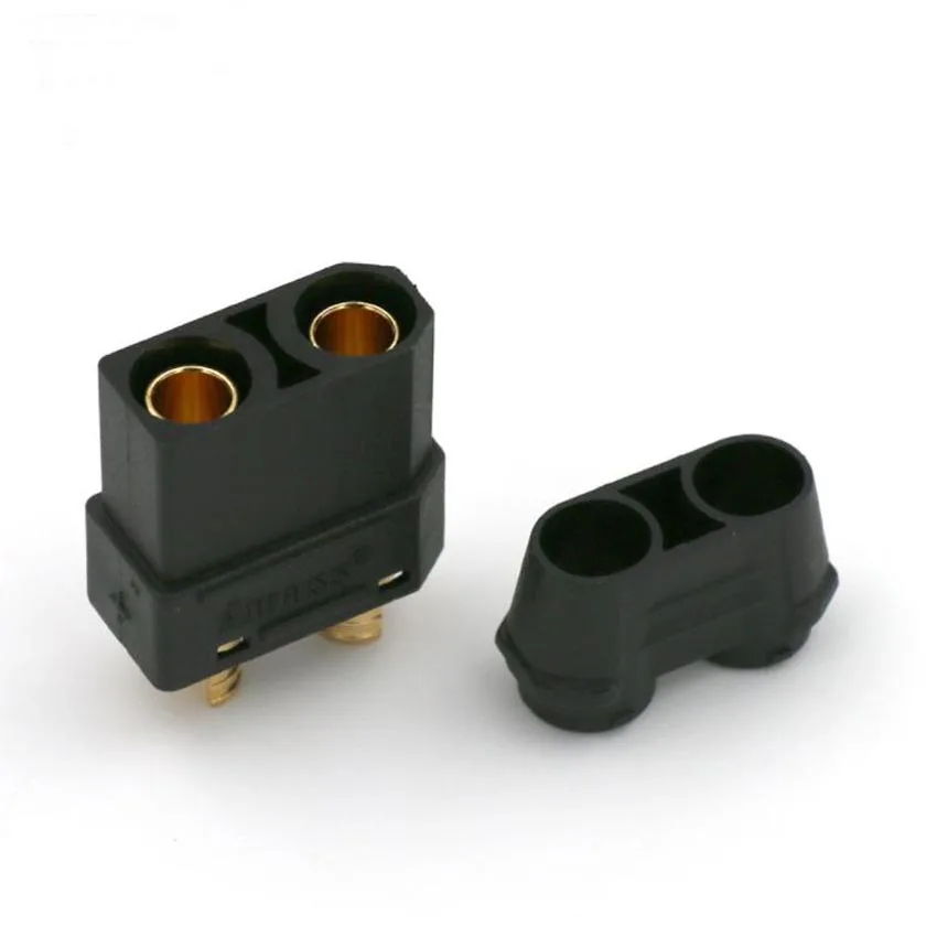 XT90E-M Battery Connector XT90E Male Plug Gold-plated Connector DIY Connecting Part for RC Aircraft Drone Accessories