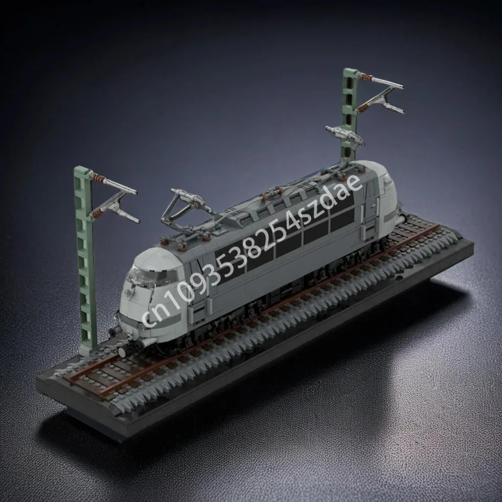 2598pcs MOC German BR103 Locomotive gray Train Building Blocks Constructing Plastic Brick Christmas toy Gift Birthday